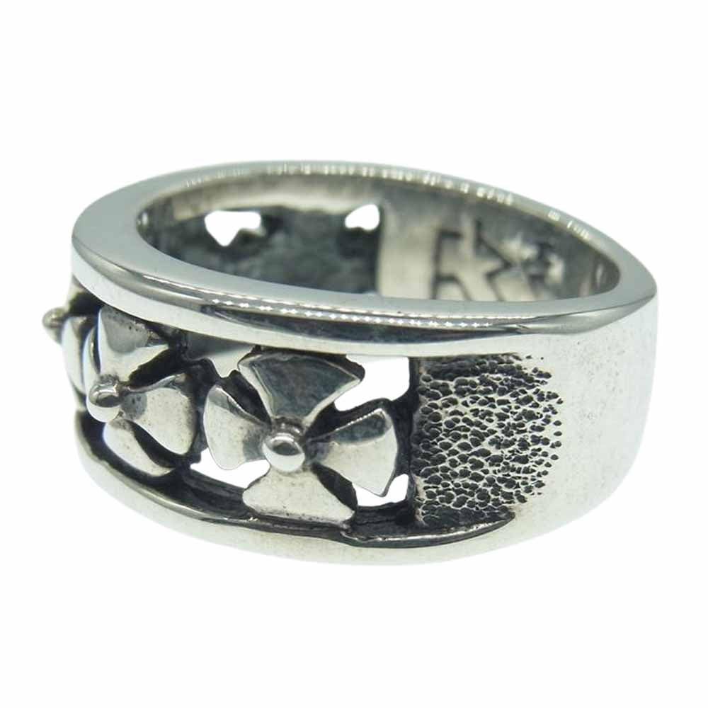 TRAVIS WALKER トラヴィスワーカー CROSS CHANNEL RING クロス リング シルバー系 18号【中古】