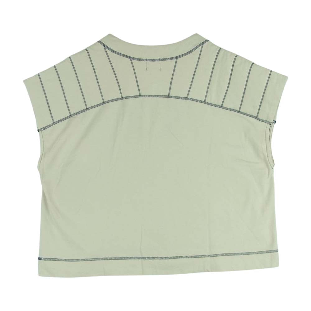 ジョンリンクス 21AW JL201-CT627 quilting gilet キルティング ジレ ベスト 日本製 ベージュ系 M【中古】