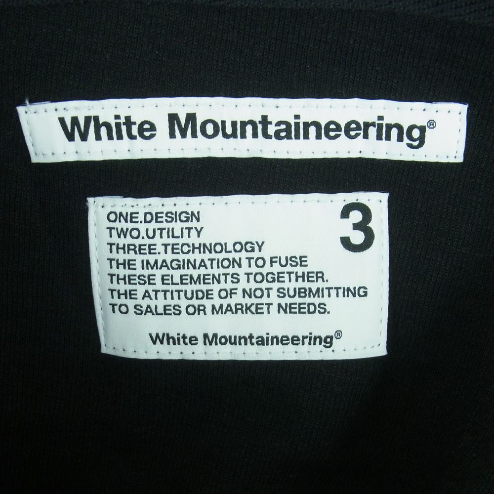 WHITE MOUNTAINEERING ホワイトマウンテニアリング WM2171412 GRAMICCI JERSEY SAROUEL PANTS グラミチ ジャージー サルエル パンツ ブラック系 3【中古】