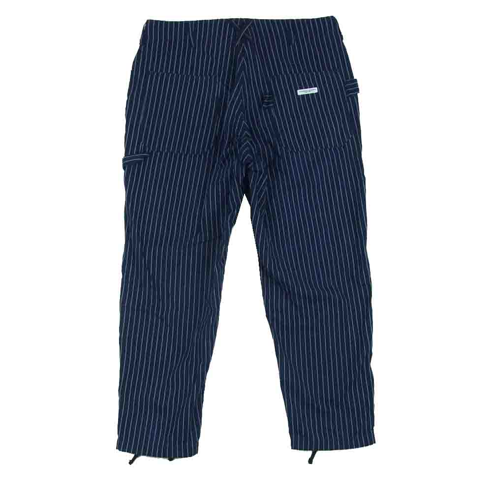 Engineered Garments エンジニアードガーメンツ ウォバッシュ ストライプ ペインター パンツ ダークネイビー系 M【中古】