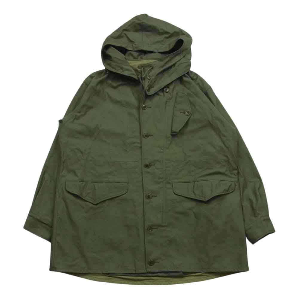 Nigel Cabourn ナイジェルケーボン 8045-00-00002 M-43 モディファイド ミリタリー フード コート カーキ系 46【中古】