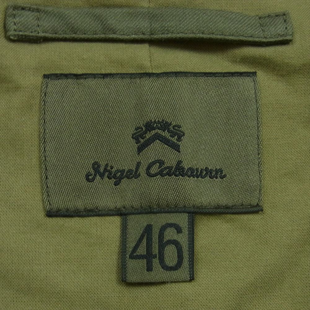 Nigel Cabourn ナイジェルケーボン 8045-00-00002 M-43 モディファイド ミリタリー フード コート カーキ系 46【中古】