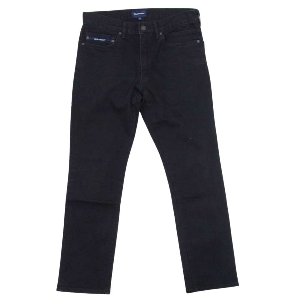 DESCENDANT ディセンダント ブラックストレート デニム パンツ ブラック系 1【中古】