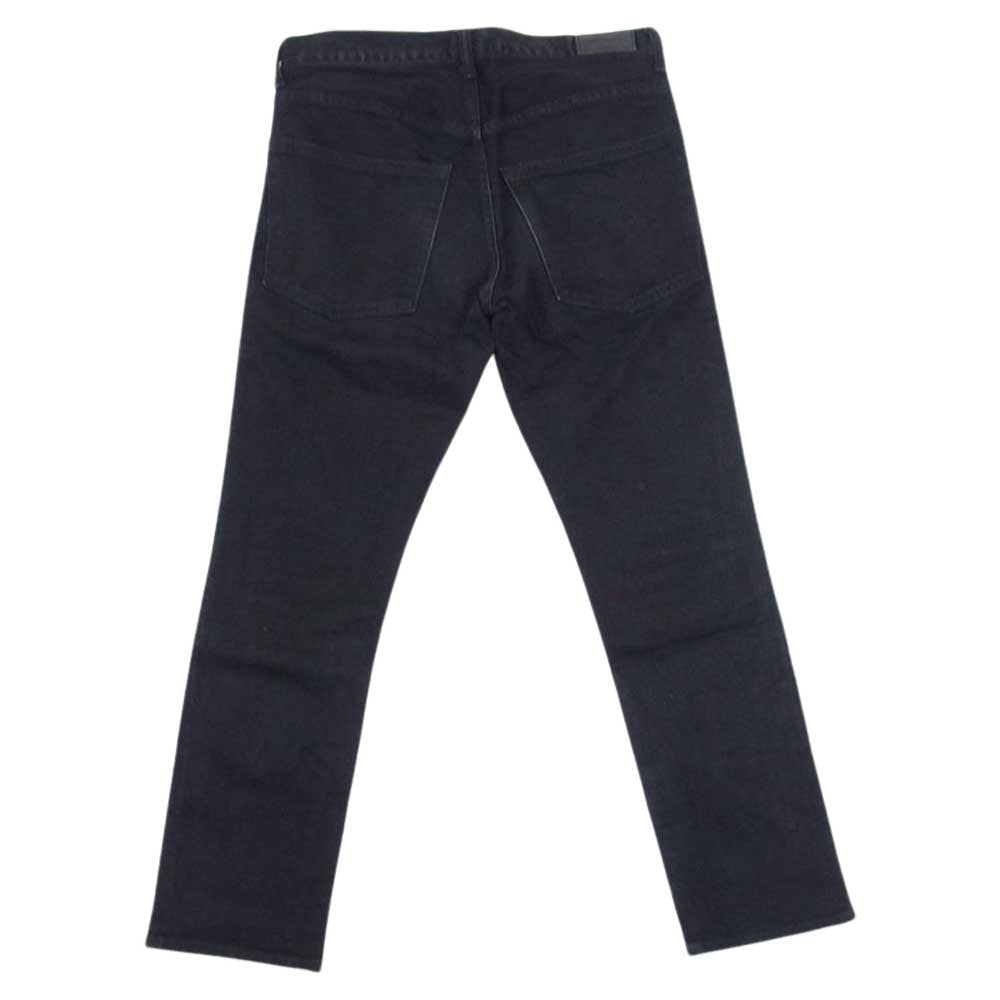 DESCENDANT ディセンダント ブラックストレート デニム パンツ ブラック系 1【中古】