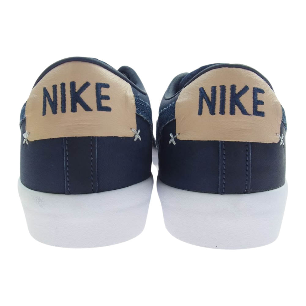 NIKE ナイキ ZOOM BLAZER LOW PRO GT PRM スケート ボーディング ズーム ブレザー ロー グラント テイラー スニーカー ネイビー系 28cm【新古品】【未使用】【中古】