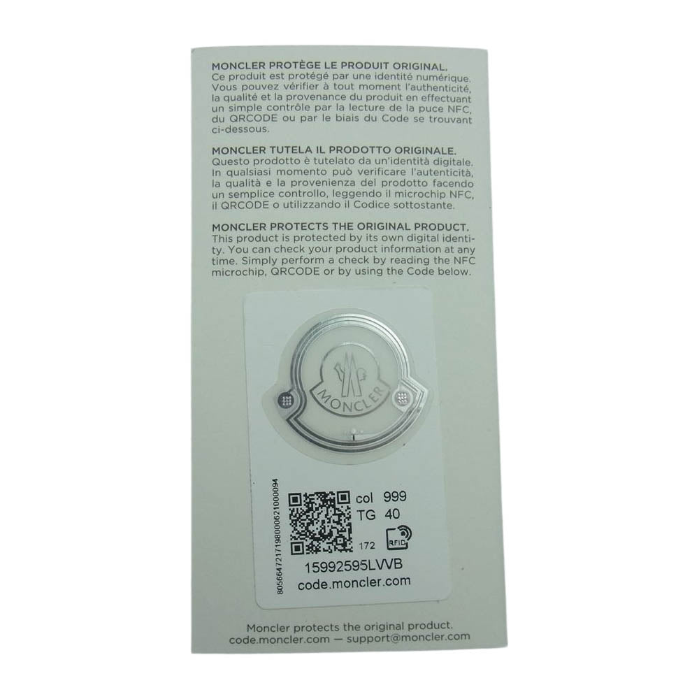 MONCLER モンクレール TERRY SCARPA  スニーカー ブラック系 40【中古】