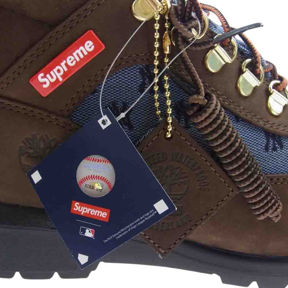 Supreme シュプリーム 21AW × Timberland ティンバーランド × New York Yankees ニューヨークヤンキース Field Boot スエード フィールド ブーツ マルチカラー系 26.5cm【新古品】【未使用】【中古】