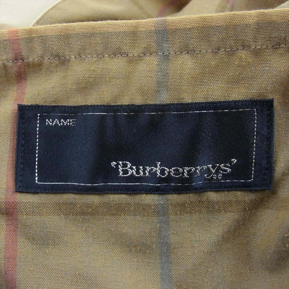 BURBERRY バーバリー 55-906-02 70s~80s 裏地チェック トレンチ コート ベージュ系【中古】