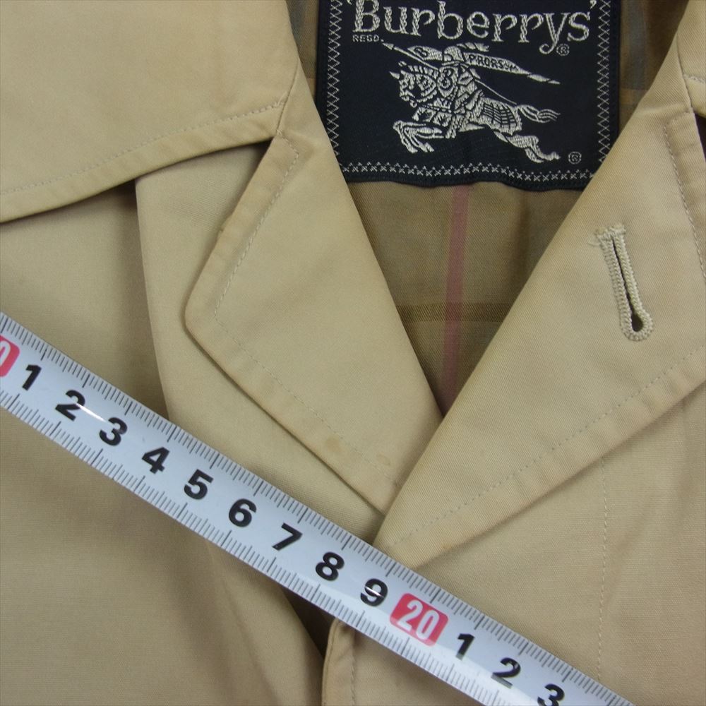 BURBERRY バーバリー 55-906-02 70s~80s 裏地チェック トレンチ コート ベージュ系【中古】