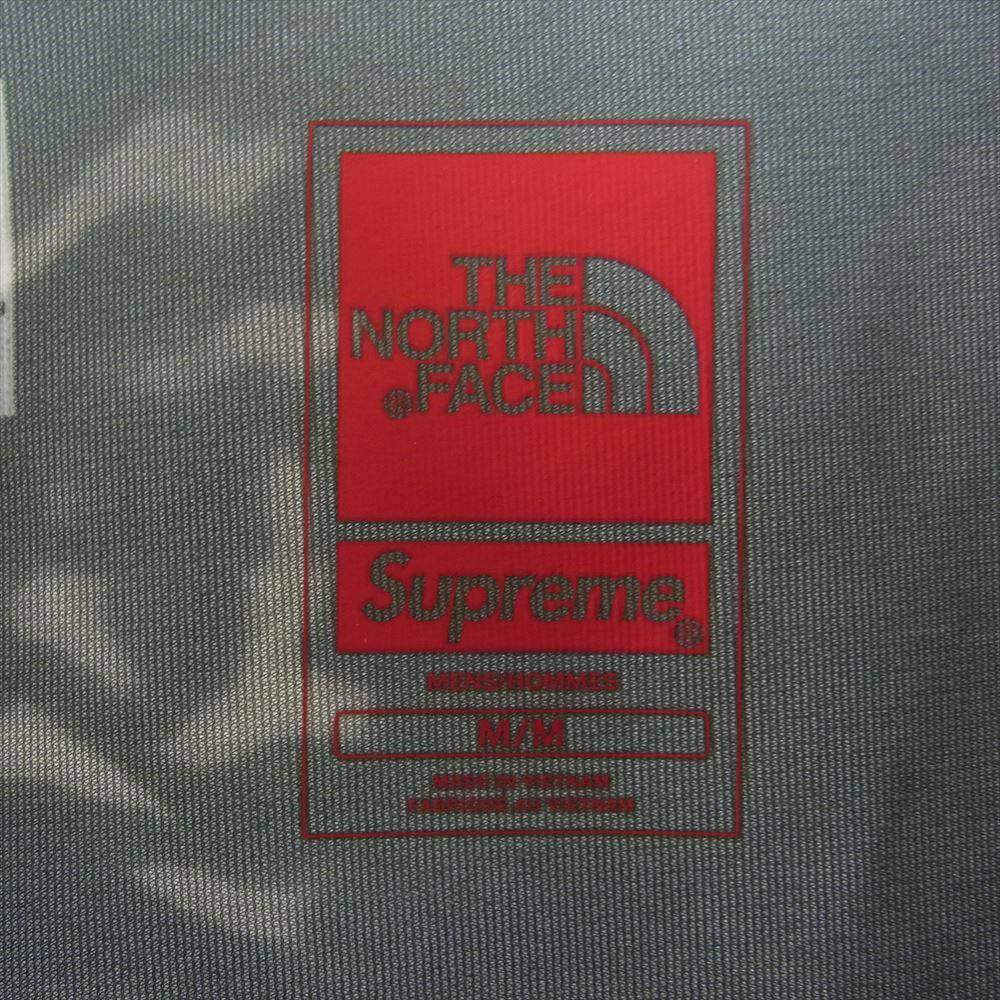 Supreme シュプリーム  23SS  NP02301I × The North Face ノースフェイス Trompe Loeil Printed Taped Seam Shell Jacket トロンプ シームシェルジャケット マウンテンパーカー ブラック  ブラック系 M【極上美品】【中古】