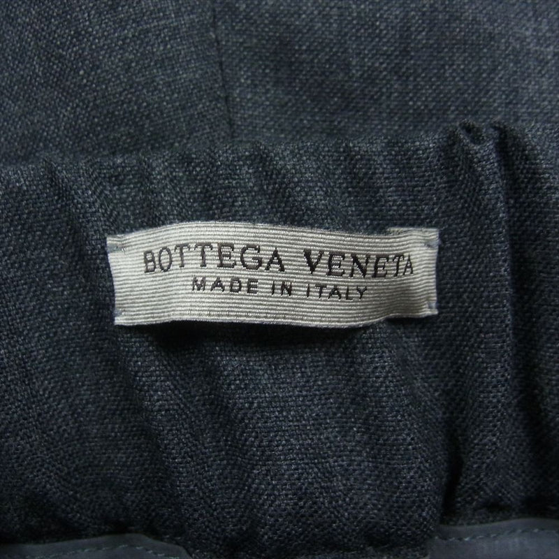 BOTTEGAVENETA ボッテガヴェネタ Light Worsted Wool Slim Pants ウール スラックス パンツ グレー系 46【極上美品】【中古】