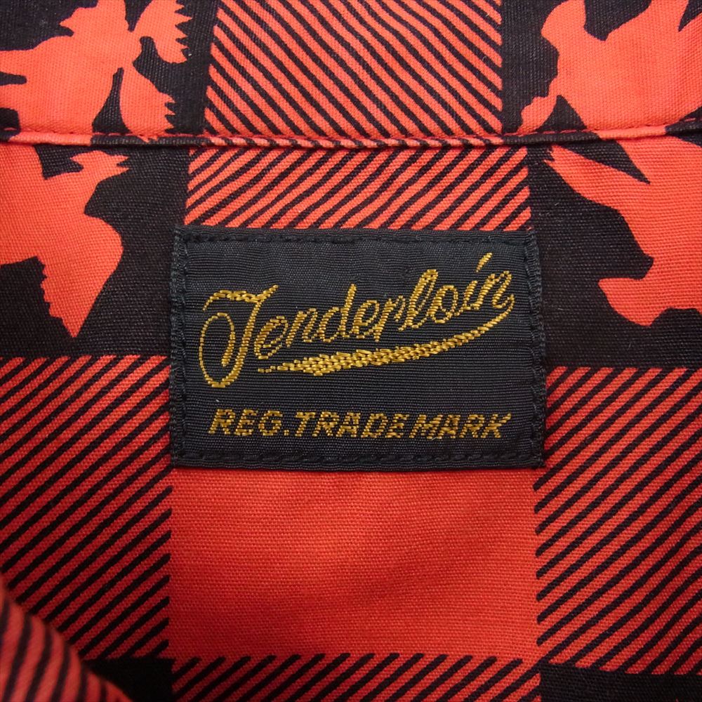 TENDERLOIN テンダーロイン T-WESTERN SHT W　ウィンチェスター ウエスタン 長袖 チェック シャツ レッド系 S【中古】