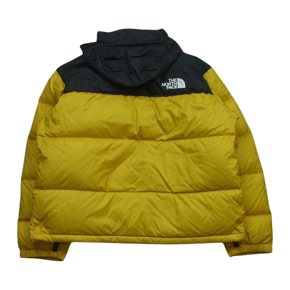 THE NORTH FACE ノースフェイス NF0A3C8D 1996 RETRO NUPTSE レトロ ダウン ジャケット バングラデシュ製 イエロー系 ブラック系 XL【新古品】【未使用】【中古】