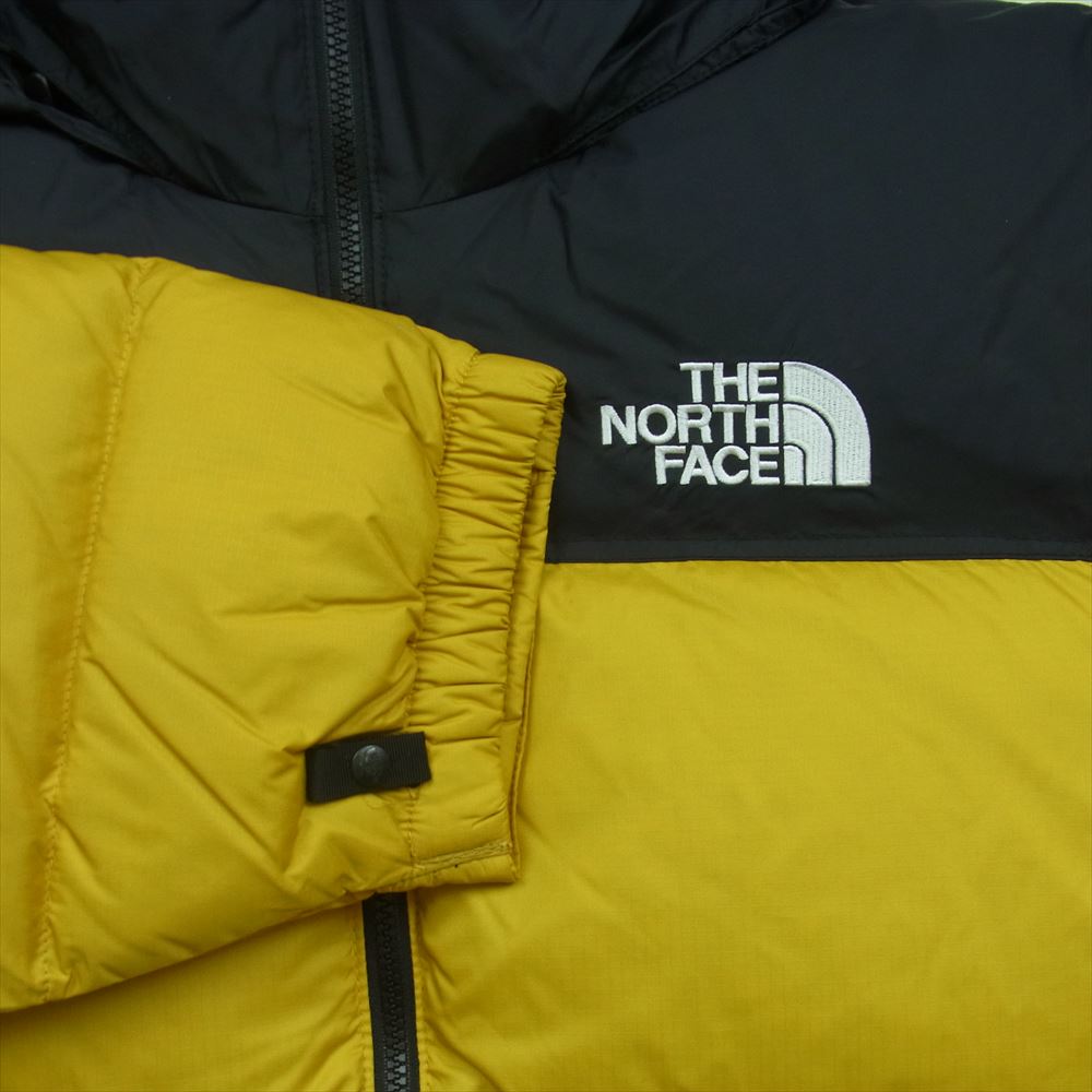 THE NORTH FACE ノースフェイス NF0A3C8D 1996 RETRO NUPTSE レトロ ダウン ジャケット バングラデシュ製 イエロー系 ブラック系 XL【新古品】【未使用】【中古】