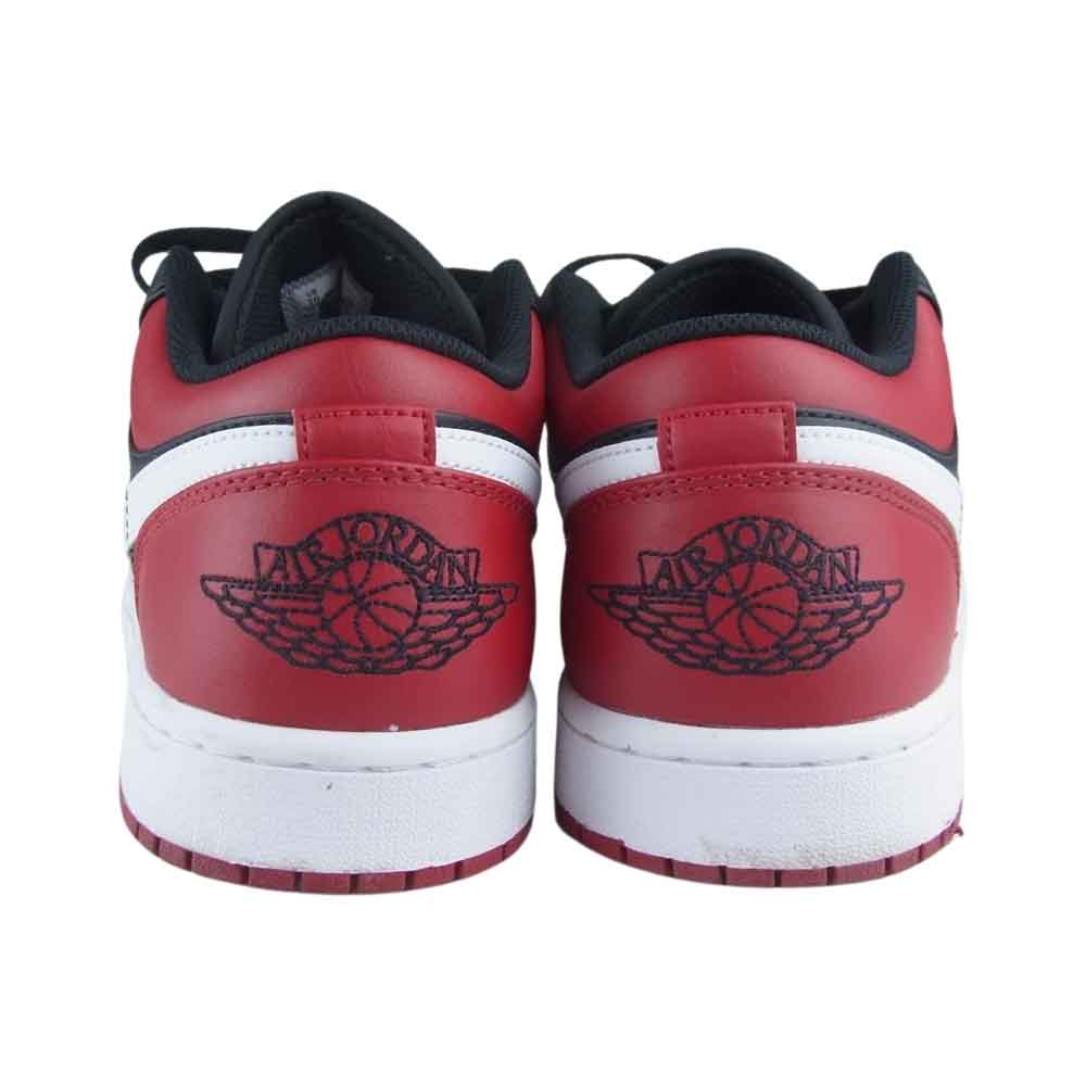 NIKE ナイキ 553558-066 Air Jordan 1 Low Bred エアジョーダン1 ロー ブレッド スニーカー ブラック系 28cm【中古】