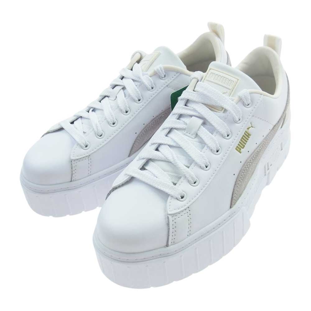 PUMA プーマ  381983_3112 メイズ レザー スニーカー ホワイト系 26.0cm【新古品】【未使用】【中古】