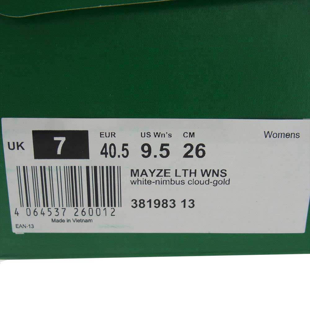 PUMA プーマ  381983_3112 メイズ レザー スニーカー ホワイト系 26.0cm【新古品】【未使用】【中古】