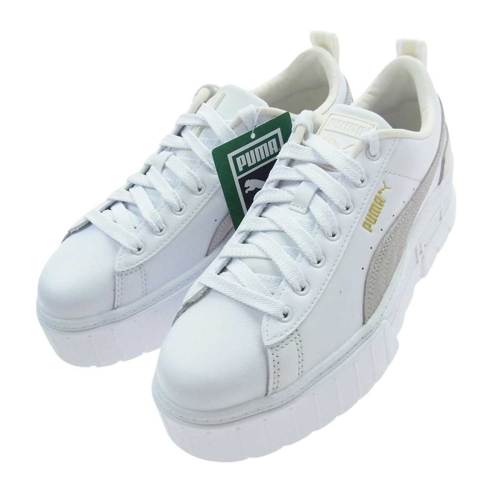 PUMA プーマ  381983_3112 メイズ レザー スニーカー ホワイト系 26cm【新古品】【未使用】【中古】