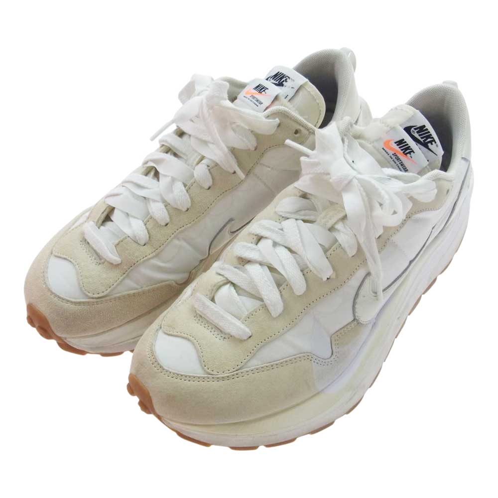 NIKE ナイキ DD1875-100 SACAI サカイ Vapor Waffle White Gum ヴェイパーワッフル ホワイトガム スニーカー オフホワイト系 29.5cm【中古】