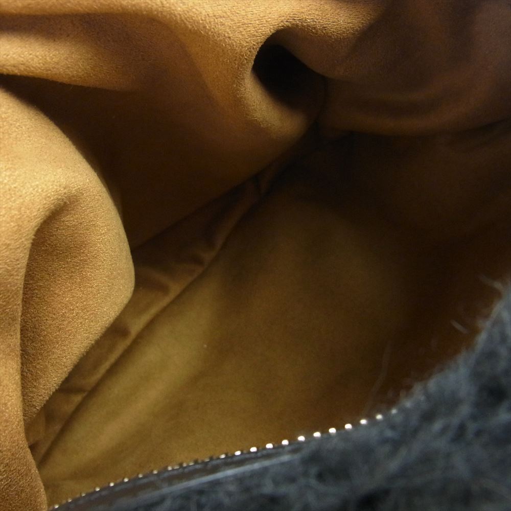 MAX MARA マックスマーラ K8063P テディベア チェーンベルト ボア ショルダー バッグ ブラック系【中古】
