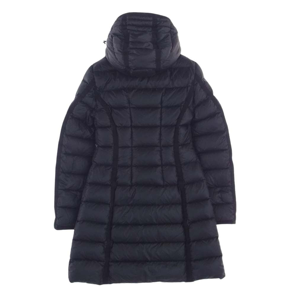 MONCLER モンクレール 国内正規品 320934933905 HERMINE GIUBBOTTO エルミンヌ ロゴワッペン ダウンコート ジャケット ブラック系  00 【中古】