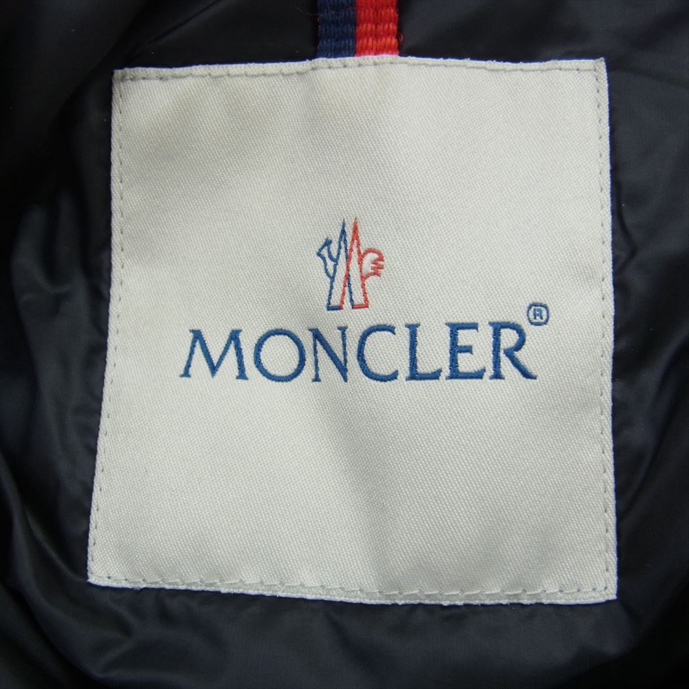 MONCLER モンクレール 国内正規品 320934933905 HERMINE GIUBBOTTO エルミンヌ ロゴワッペン ダウンコート ジャケット ブラック系  00 【中古】