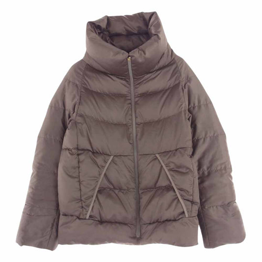 DRESSTERIOR ドレステリア 085-47052 スタンドカラー ショート ダウンジャケット ブラウン系 36【中古】