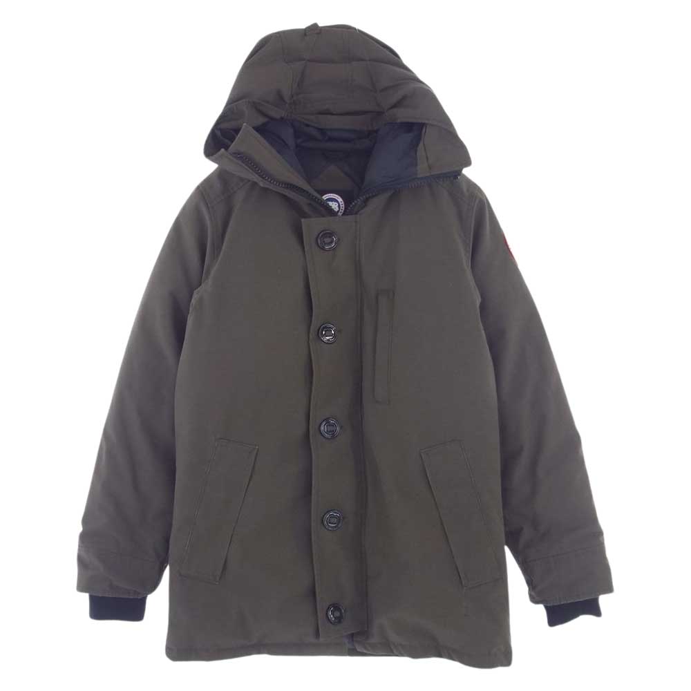 CANADA GOOSE カナダグース 3426JM R 国内正規品 グリフィンインターナショナル HATEAU PARKA シャトーパーカ ファー付き ダウンジャケット カーキ系 S【中古】