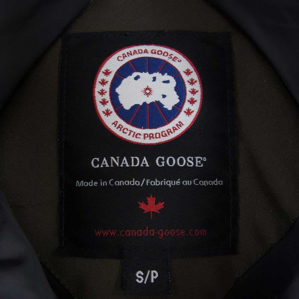 CANADA GOOSE カナダグース 3426JM R 国内正規品 グリフィンインターナショナル HATEAU PARKA シャトーパーカ ファー付き ダウンジャケット カーキ系 S【中古】
