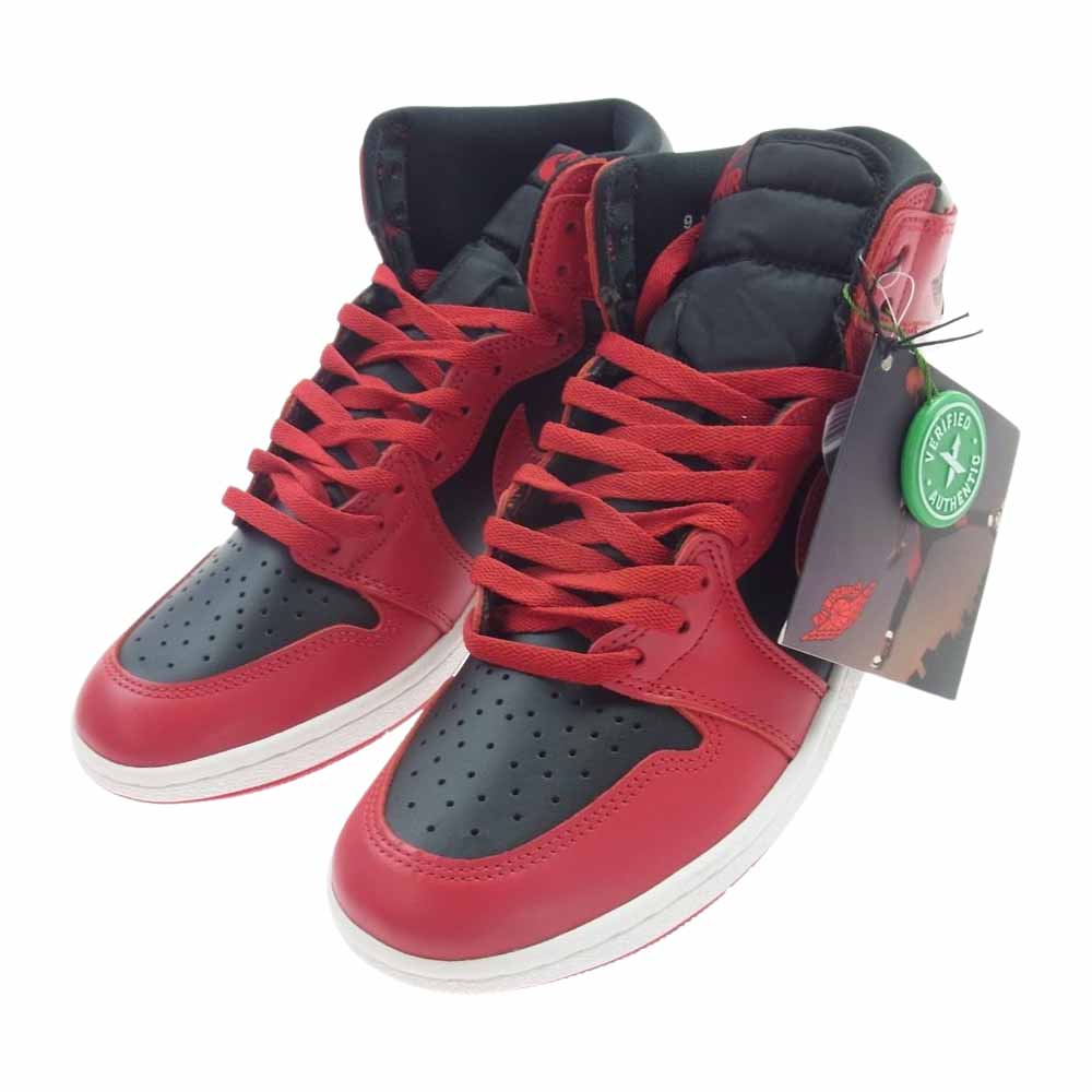 NIKE ナイキ BQ4422-600 AIR JORDAN 1 AJ1 HI 85 VARSITY RED エアジョーダン1 バーシティレッド ハイカット スニーカー ブラック系 レッド系 ホワイト系 27.0cm【新古品】【未使用】【中古】