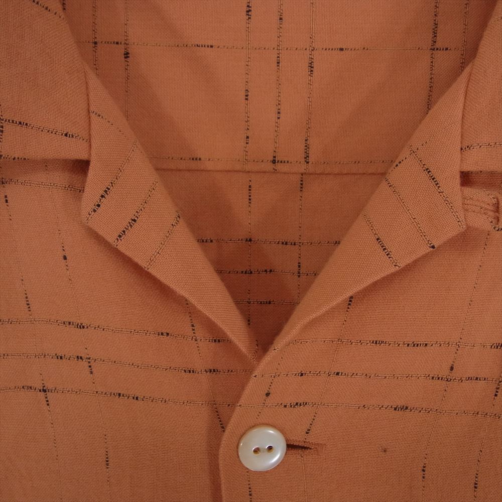 RADIALL ラディアル RAD-15SS-SH013 オープンカラー レーヨン 長袖シャツ オレンジ系 M【中古】