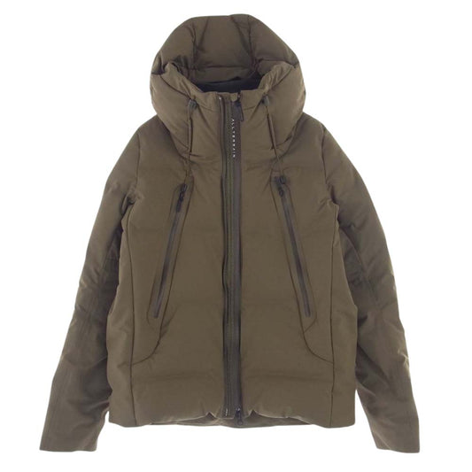 DESCENTE デサント DX-G0393JS ALLTERRAIN for JS MOUNTAINEER 水沢ダウン オルテライン ジャーナルスタンダード マウンテニア ダウン ジャケット カーキ系 S【中古】