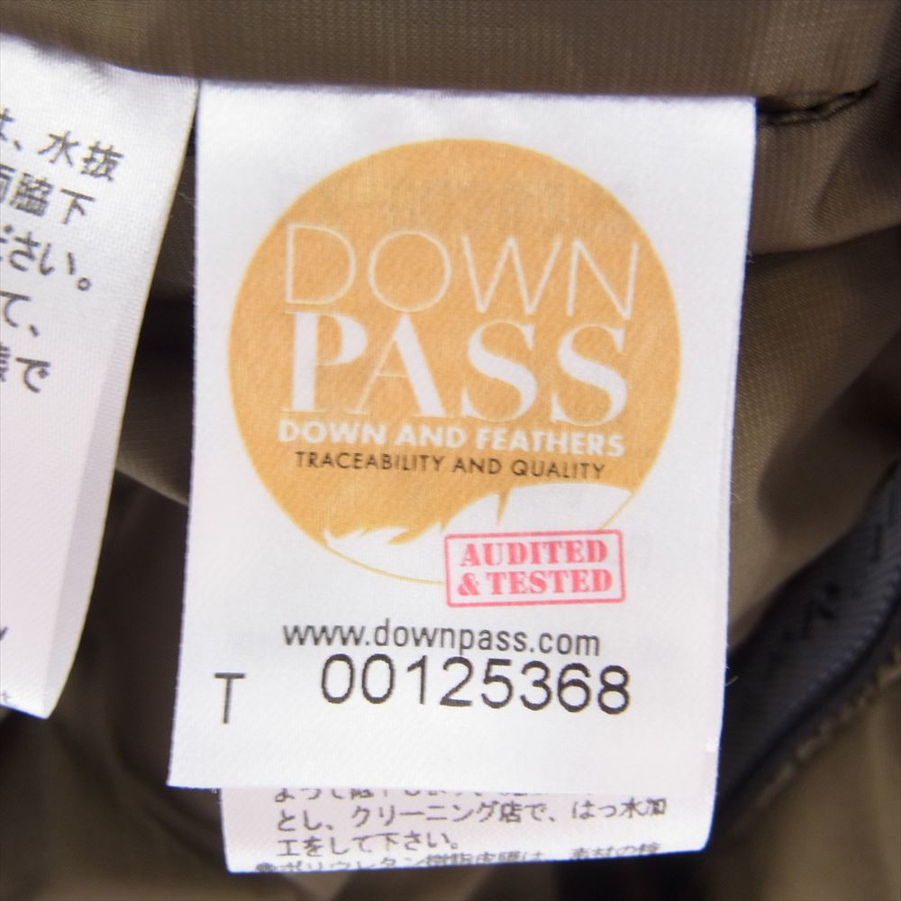 DESCENTE デサント DX-G0393JS ALLTERRAIN for JS MOUNTAINEER 水沢ダウン オルテライン ジャーナルスタンダード マウンテニア ダウン ジャケット カーキ系 S【中古】