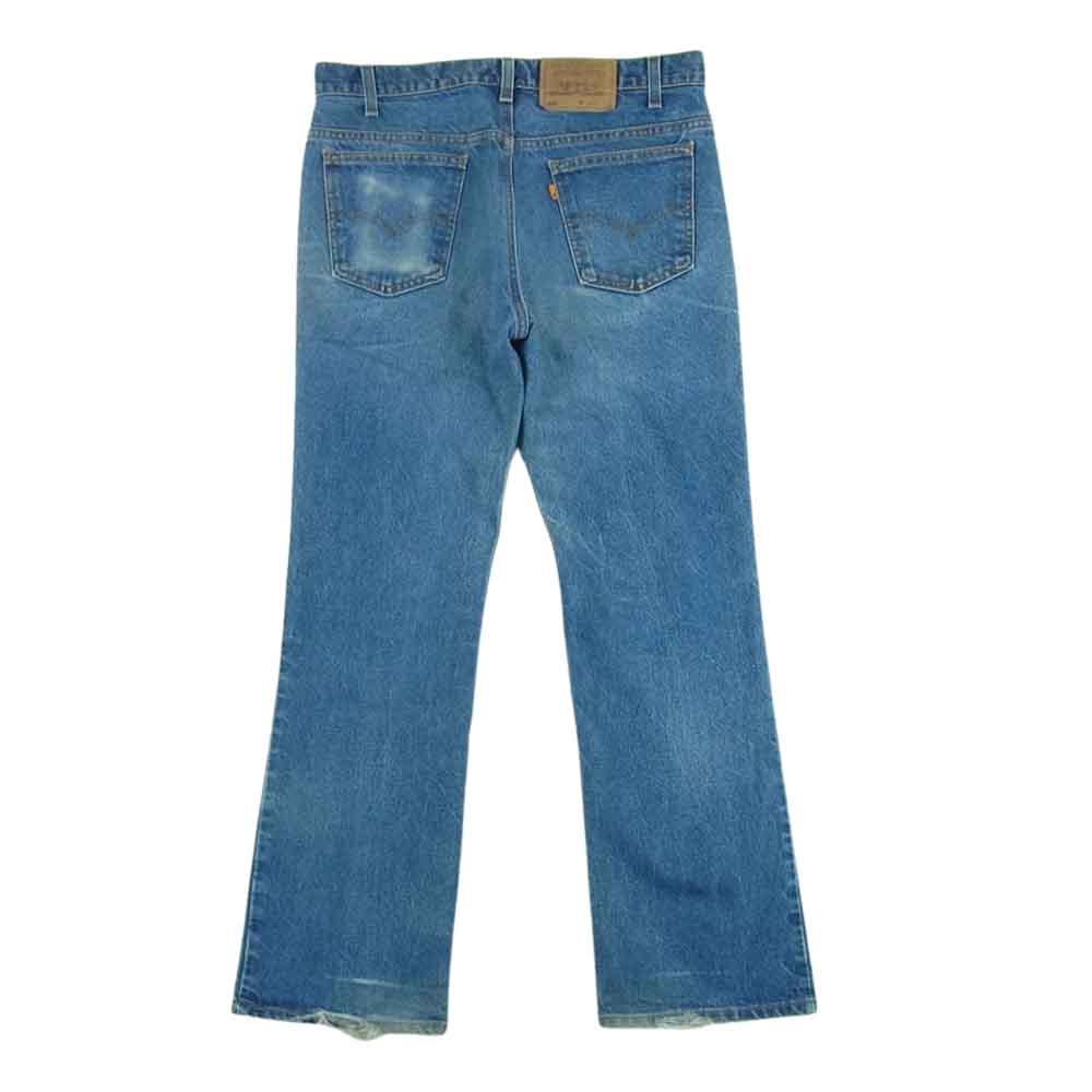Levi's リーバイス ブランク オレンジタブ ボタン裏刻印575 517 デニム パンツ インディゴブルー系 W34 L31【中古】