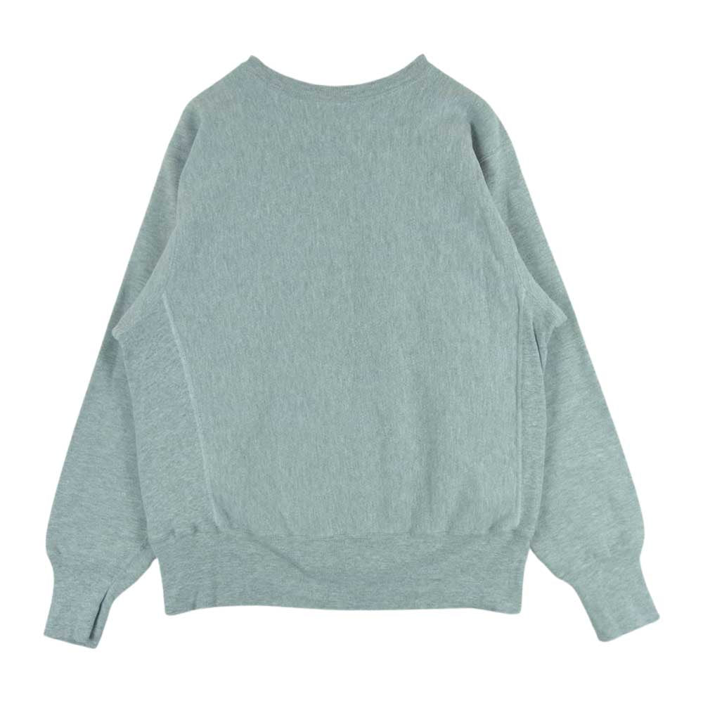 Champion チャンピオン ヴィンテージ 90s 刺繍タグ メキシコ製 REVERSE WEAVE ワンポイントロゴ リバースウィーブ クルーネック スウェット トレーナー グレー系 M【中古】
