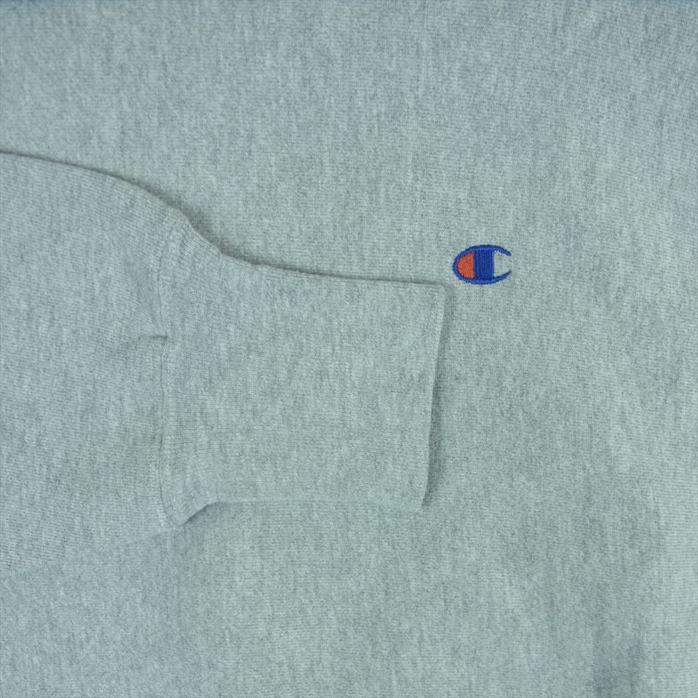 Champion チャンピオン ヴィンテージ 90s 刺繍タグ メキシコ製 REVERSE WEAVE ワンポイントロゴ リバースウィーブ クルーネック スウェット トレーナー グレー系 M【中古】
