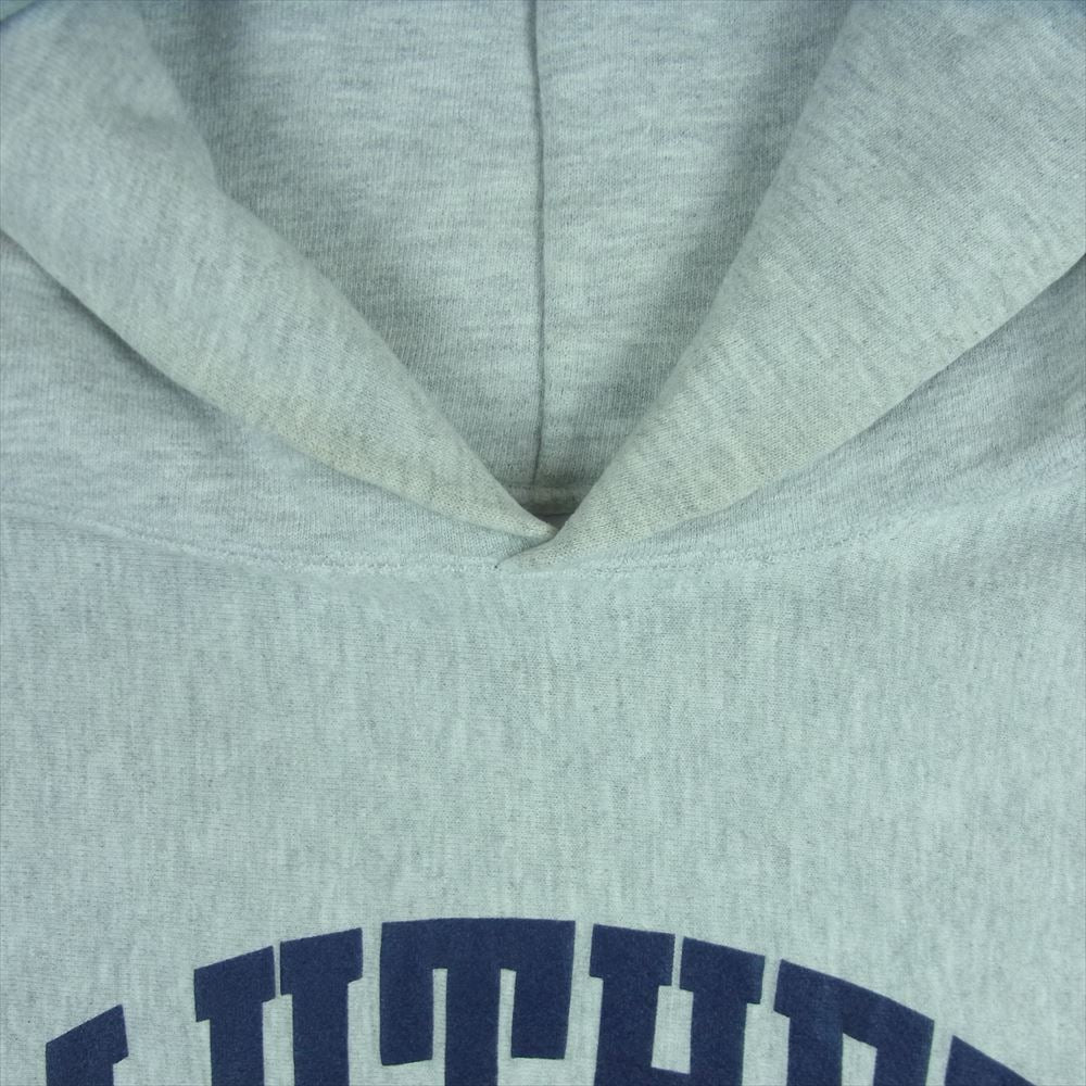 Champion チャンピオン ヴィンテージ 90s 刺繍タグ メキシコ製 REVERSE WEAVE LUTHER COLLEGE リバースウィーブ カレッジ ロゴ プルオーバー パーカー グレー系 XL【中古】