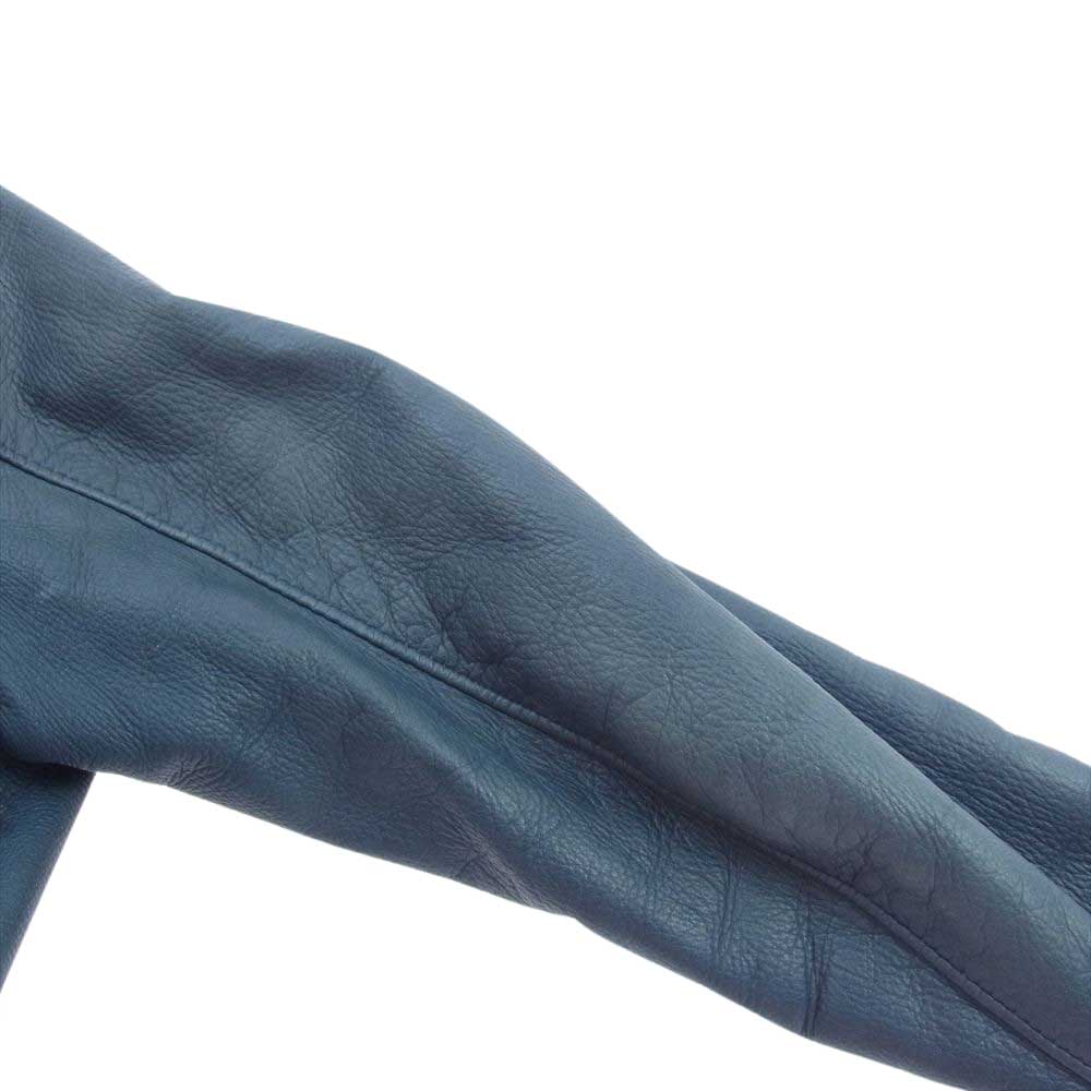 Lewis Leathers ルイスレザー × The REAL McCOY'S リアルマッコイズ Cyclone サイクロン ディアスキン ダブル レザー ライダース ジャケット グレー系 38【中古】