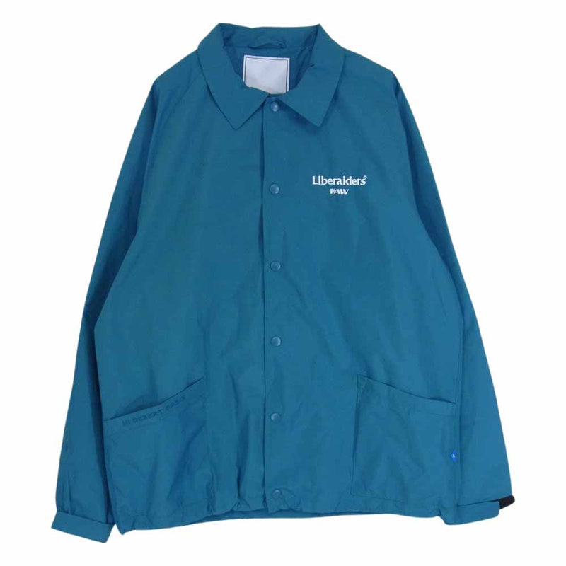 リベライダース 760082301 OG EMBROIDERY COACH JACKET エンブロイダリー コーチ ジャケット ロゴ刺繍 グリーン系 L【中古】