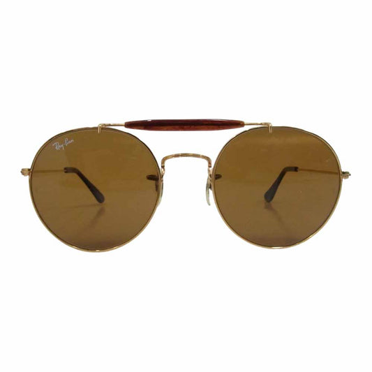 Ray-Ban レイバン W1592 ヴィンテージ ビンテージ USA製 BAUSCH&LOMB ボシュロム製 OLD サングラス ブラウン系【中古】