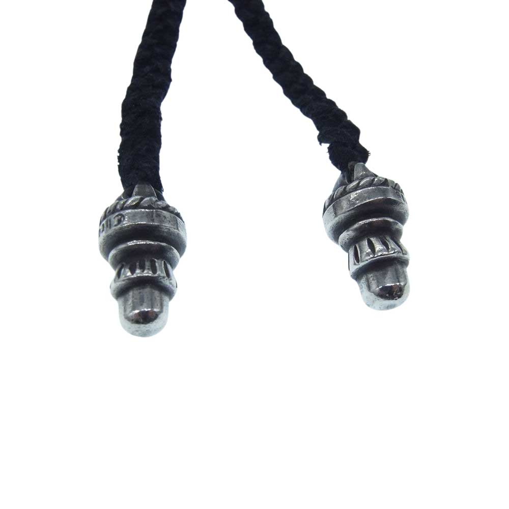 CHROME HEARTS クロムハーツ（原本無） CH CRS SML BC スモールCHクロス ボロチップ レザーブレード ネックレス シルバー系 ブラック系【中古】