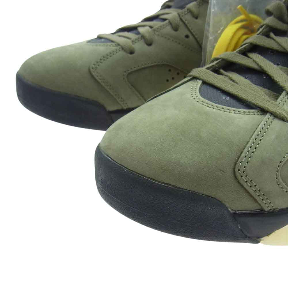 NIKE ナイキ CN1084-200 × Travis Scott トラヴィススコット Air Jordan 6 Retro Medium Olive AJ6 エアジョーダン レトロ ミディアム オリーブ スニーカー マルチカラー系 29cm【新古品】【未使用】【中古】