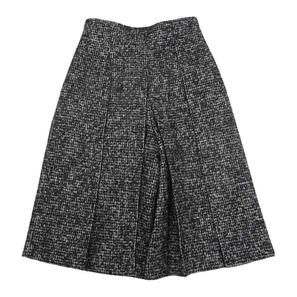 EPOCA エポカ M5R35-290-56 Loop Tweed Tuck Culotte ループ ツイード タック キュロット ウール混 ブラック系 40【中古】
