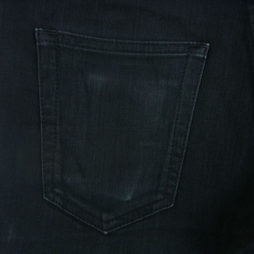 SAINT LAURENT サンローラン 472822 Y869L 国内正規品 スキニー ブラック デニム パンツ ブラック系 26【中古】