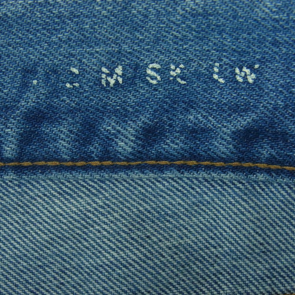 SAINT LAURENT サンローラン 483058 Y883L 国内正規品 バックロゴ刺繍 スキニー デニム パンツ インディゴブルー系 29【中古】
