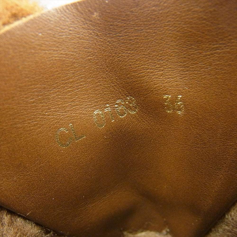 LOUIS VUITTON ルイ・ヴィトン CL0153  スエード ムートン ブーツ  ブラウン系 36【中古】