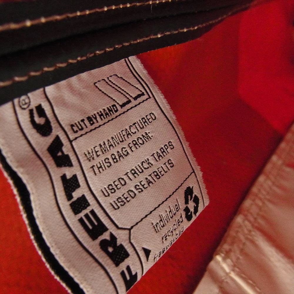 FREITAG フライターグ F201 PETE ピート 2way ショルダーバッグ ハンドバッグ グリーン レッド グリーン系 レッド系【中古】