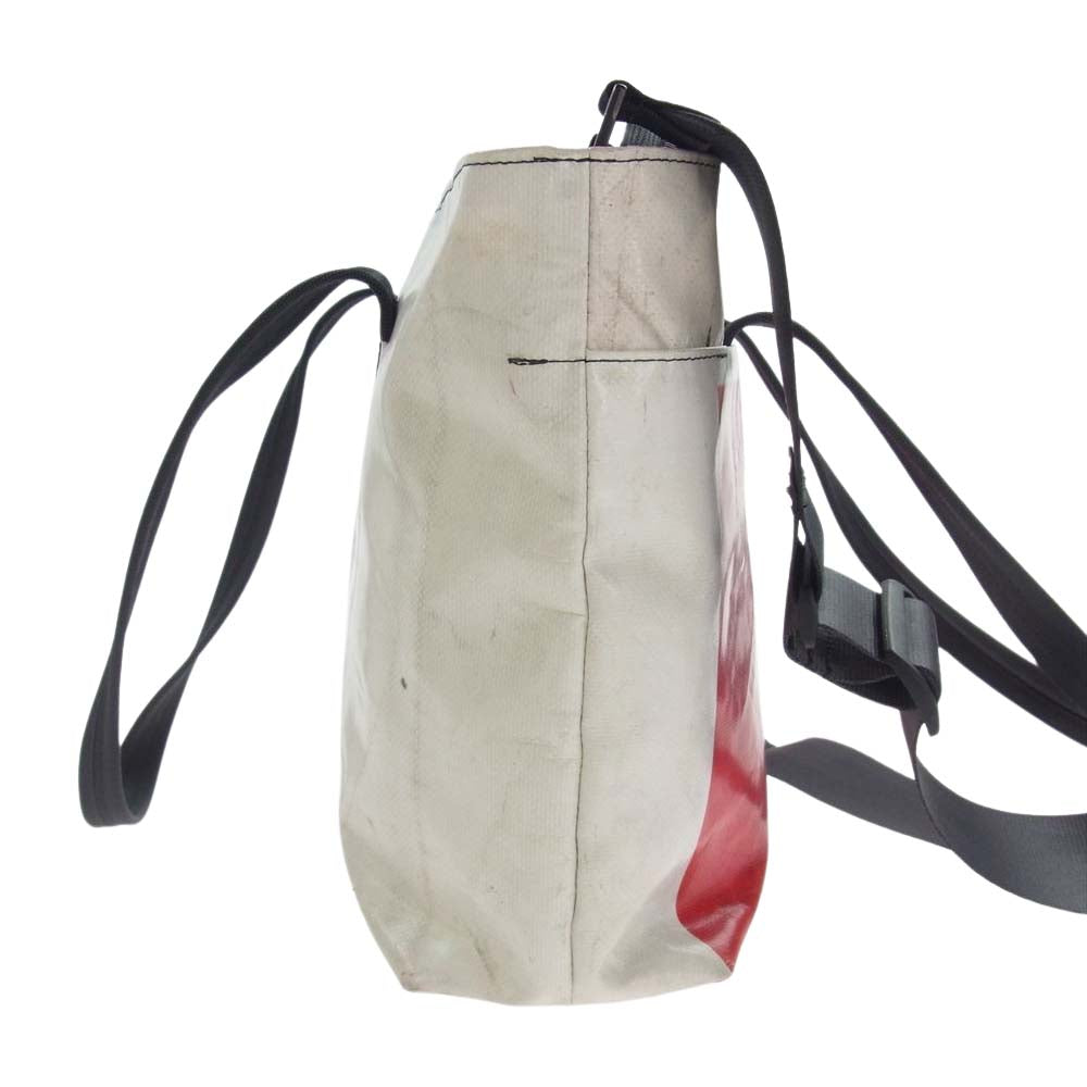 FREITAG フライターグ F560  STERLING 2way ショルダーバッグ トートバッグ ホワイト系 レッド系【中古】