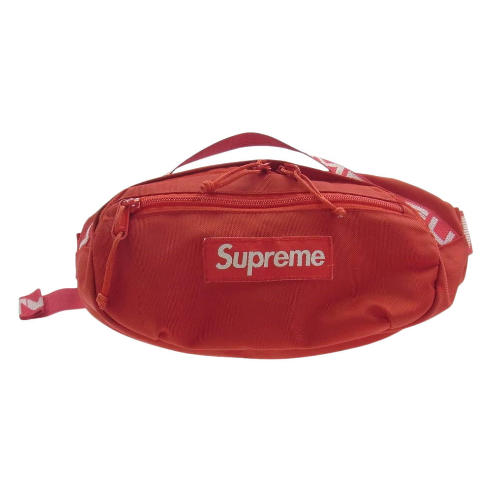 Supreme シュプリーム 18SS  waistbag ボックスロゴ ウェスト バッグ レッド レッド系【中古】