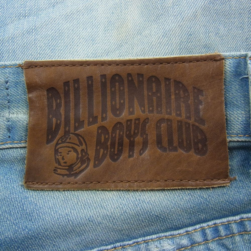 Billionaire Boys Club ビリオネアボーイズクラブ 891-7101 クラッシュ ダメージ デニム パンツ インディゴブルー系 30【中古】